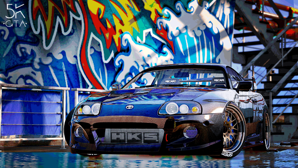 Toyota Supra дрифт