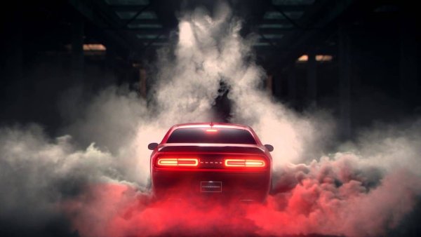 Dodge Challenger бернаут