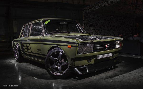 ВАЗ 2105 темно зеленая корч