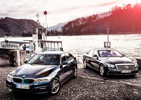 BMW g30 vs Mercedes w213