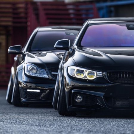 Машины БМВ И Мерседес