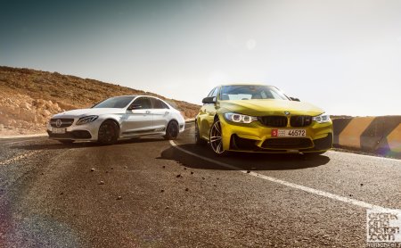 BMW m3 vs Mercedes c63
