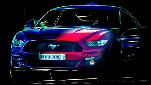 Ford Mustang gt Neon