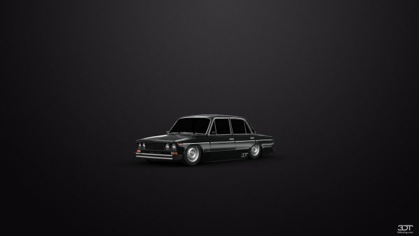 Жигули на черном фоне