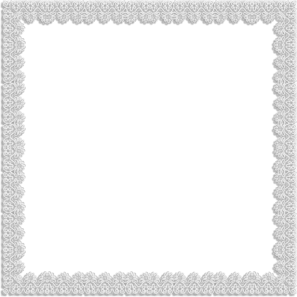 Кружевная квадратная рамка