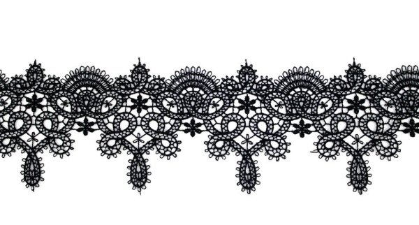 Кружево чёрное
