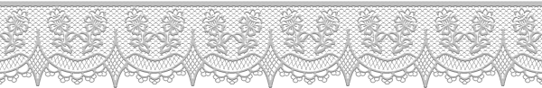 Кружевной бордюр