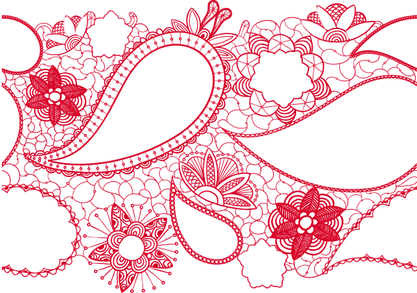 Векторное кружево