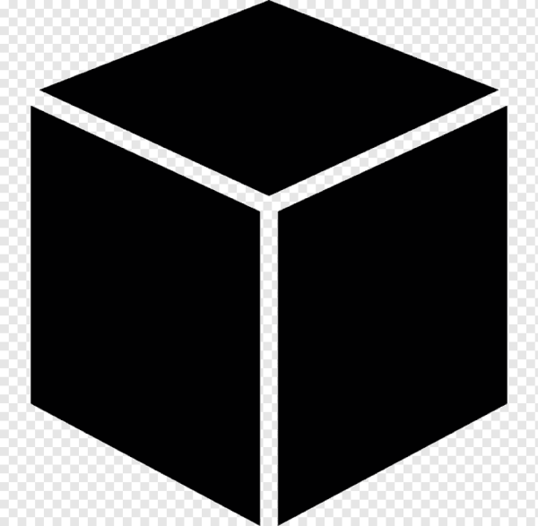 Кубики черно белые