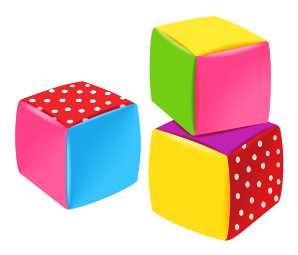 Прозрачные детские кубики