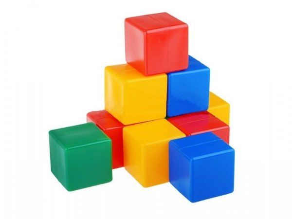 Кубики на белом фоне