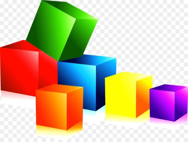 Кубики без фона