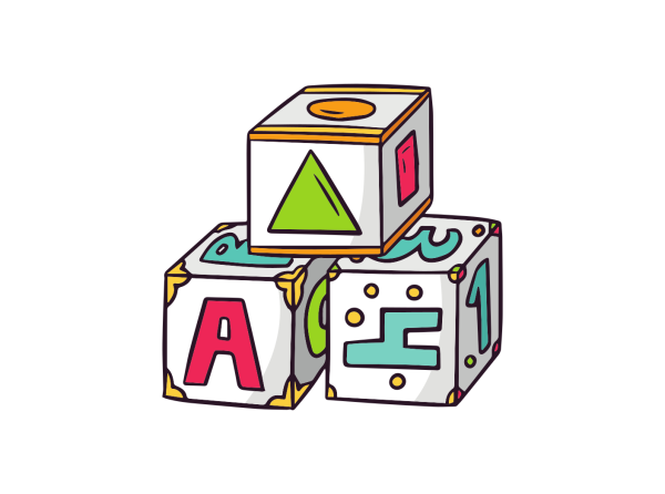 Кубики мультяшные
