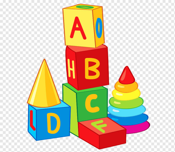 Детские кубики вектор