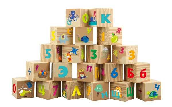 Кубики little Hero Letter & number Blocks