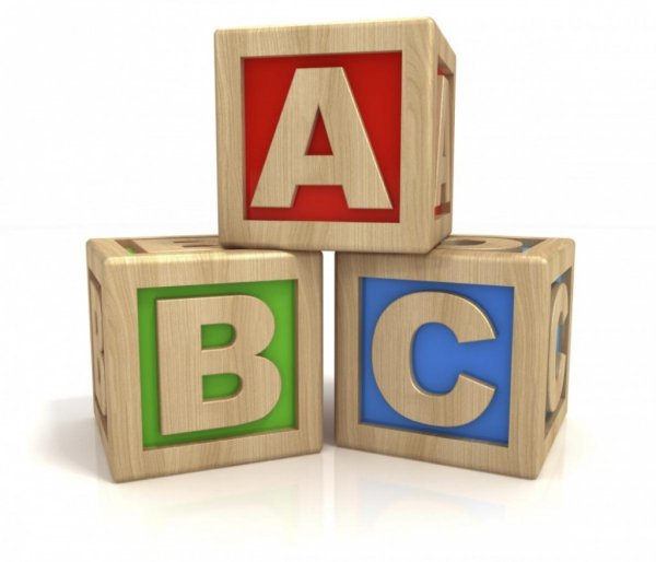 Кубики с буквами