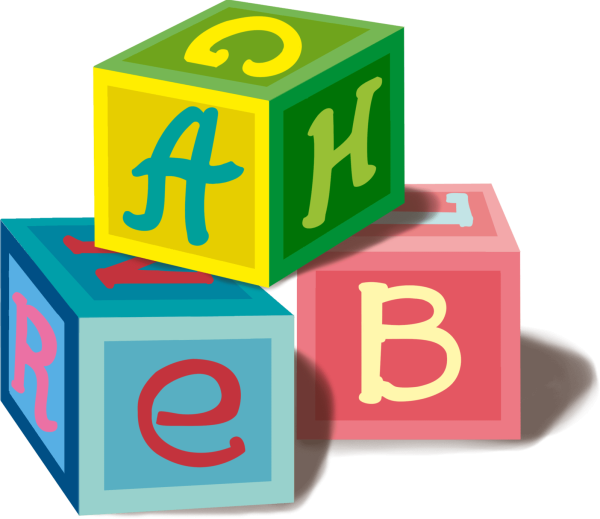 Детские кубики фон