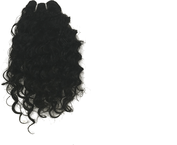 Темные Локоны на прозрачном фоне