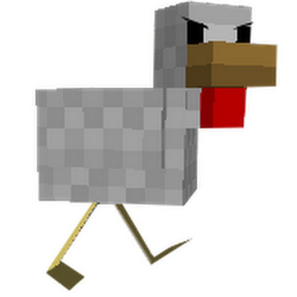 Курица из МАЙНКРАФТА