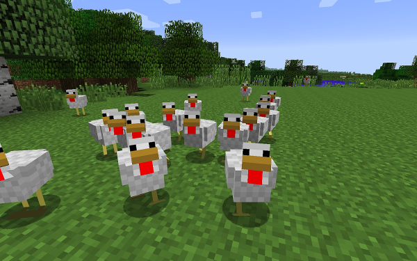 Chickens Mod майнкрафт