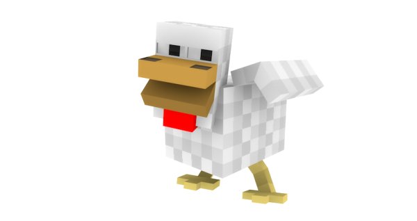 Курица из МАЙНКРАФТА