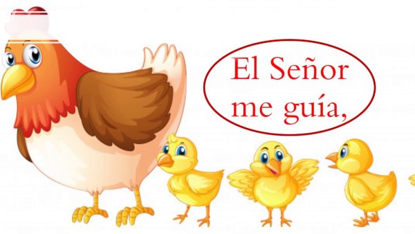 Курица с цыплятами для детей на белом фоне