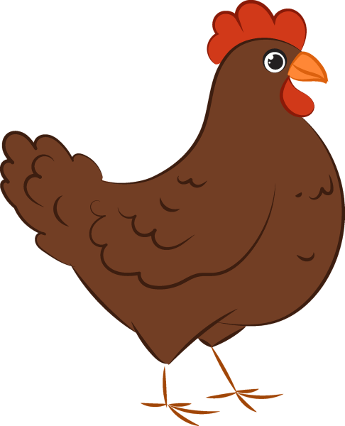 Курица рисунок