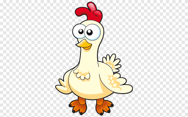 Курица из мультика