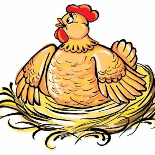 Курица из сказки Курочка Ряба