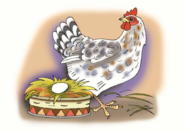 Курочка Ряба вектор