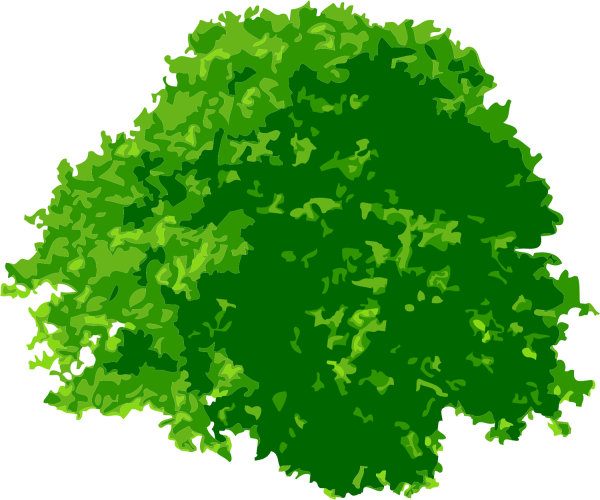 Кусты мультяшные