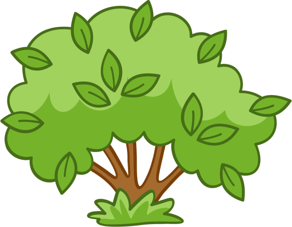 Картинки кусты в лесу для детей на прозрачном фоне