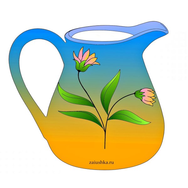 Кувшин рисунок