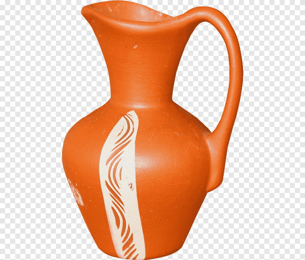 Кувшин на прозрачном фоне