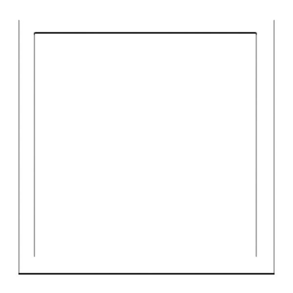 Рамка белая простая