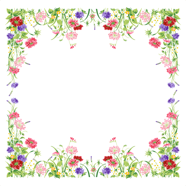 Рамка с цветочками