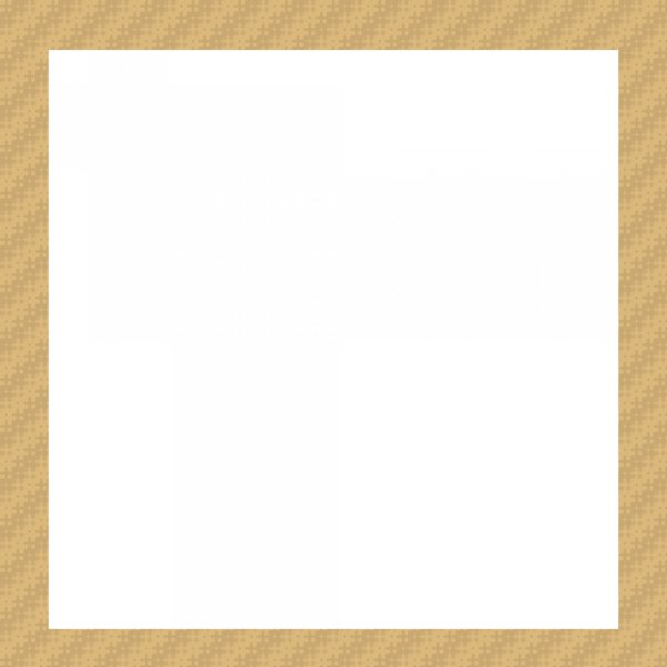 Золотая рамка на прозрачном фоне