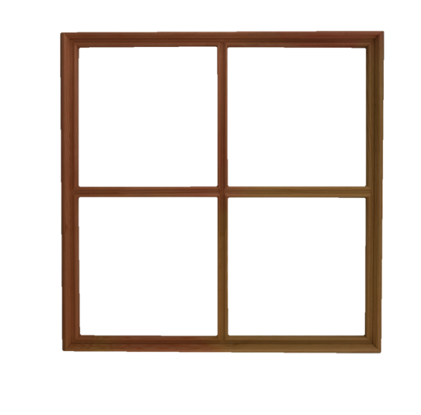 Квадратная оконная рама