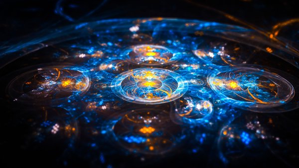 Квантовый мир фон