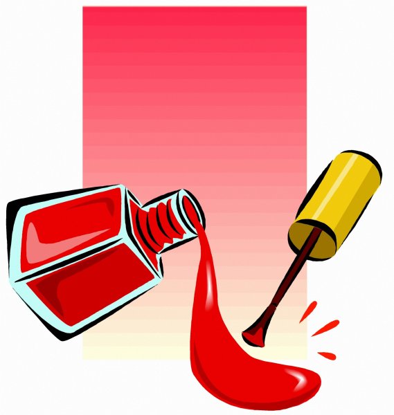 Тюбик лака для ногтей