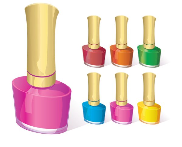 Тюбик лака вектор