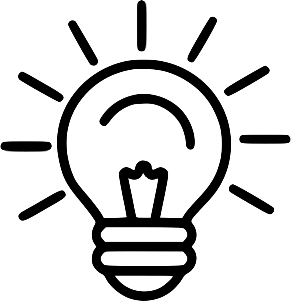 Лампочка пиктограмма