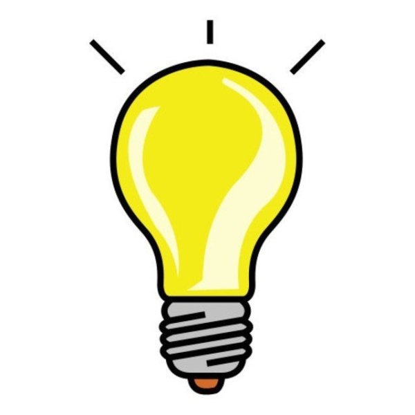 Желтая лампочка