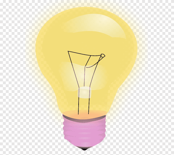 Лампочка мультяшная