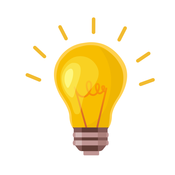 Желтая лампочка