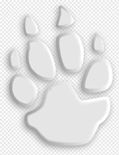 Отпечаток лапки собаки