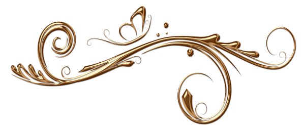 Красивый Вензель на прозрачном фоне