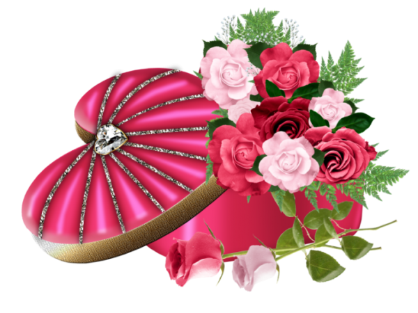 Цветы на прозрачном фоне