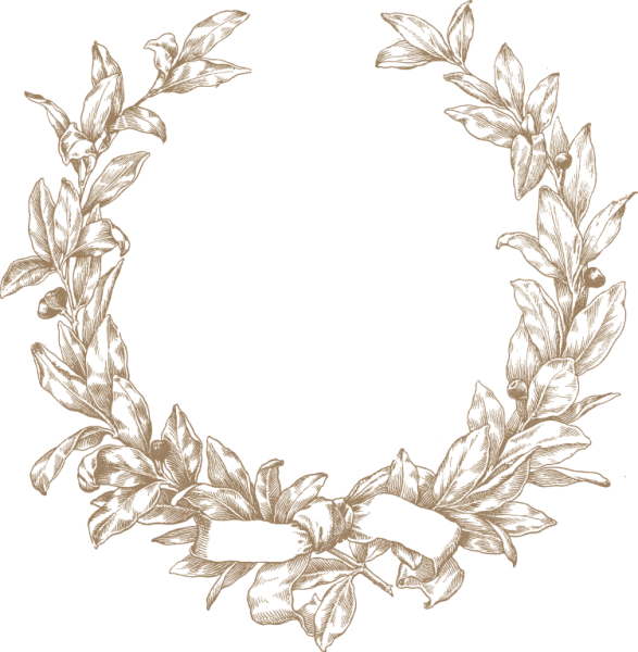 Рамка из лавровых листьев