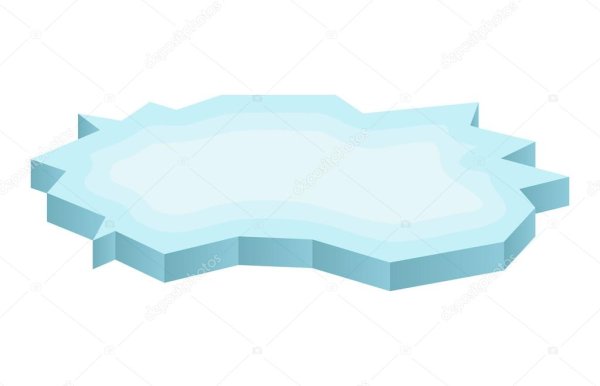 Льдинки без фона